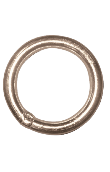 METALLIXITY 316 Stainless Steel O Rings (45x6mm) 1pcs, Welded Round Ring -  for Ropes, Hanging Objects