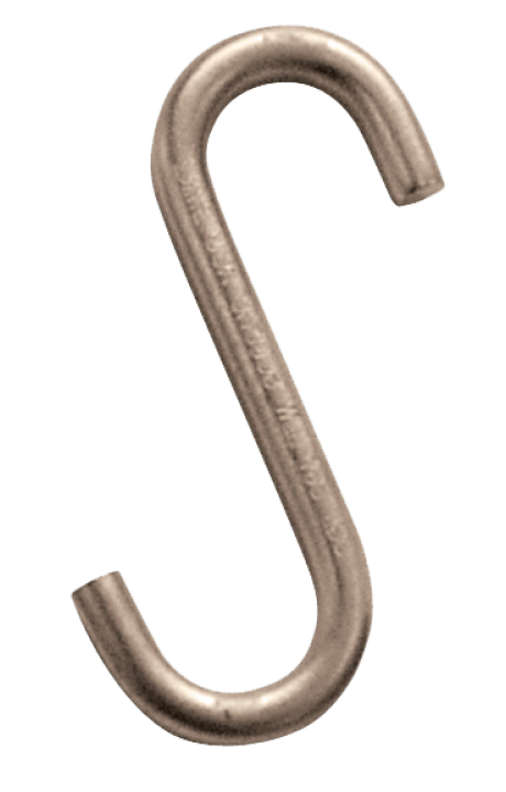 Formed, Heat Treated, High-Carbon J-Hook with 1/2 Hole Diameter