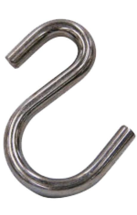 2-Pack 316 Stainless Steel Double Ended Bolt Snap Hook 4-1/2