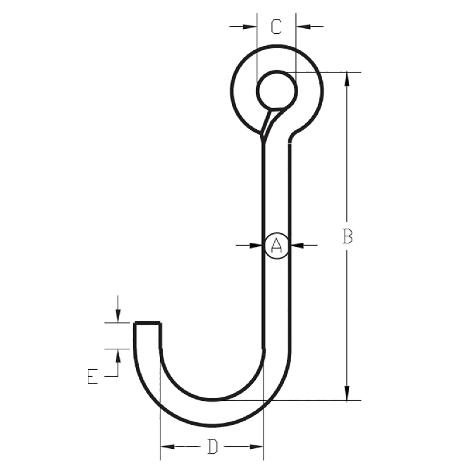 Peerless | Alloy J-Hooks